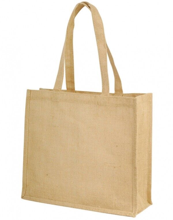 Sacosa iuta cu maner lung - Long Handled Jute Shopper Bag - imagine 2